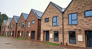  ?? ?? The new affordable homes in Bishop’s Cleeve