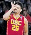  ?? Joe Robbins Getty Images ?? USC’S LEADING SCORER, Bennie Boatwright has a game that could fit well in the NBA.