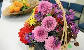  ??  ?? Morrinsvil­le Floral Art Club: Meet at 9.45am every second Tuesday of each month, at Kereone Rugby and Sports Club Rooms, Campbell Park, Thames St. Visitors welcome.