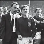  ??  ?? Victory: Greaves with Alan Ball in 1966