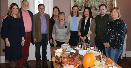  ??  ?? Wexford Food Family members and guests at the Taste Wexford Breakfast Showcase in Wilton Castle, Bree.