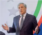  ??  ?? Il presidente del Parlamento europeo Antonio Tajani