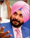  ??  ?? Navjot Singh Sidhu