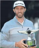  ??  ?? ■ New world No. 1 Dustin Johnson.