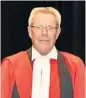  ??  ?? SCATHING: Judge Fritz van Oosten