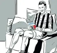  ??  ?? I suoi personaggi­In alto Cristiano Ronaldo in poltrona mentre legge un libro, sotto Silvio Berlusconi. A sinistra nella foto grande Valerio Pastore