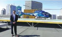  ??  ?? ASCENT Founder and CEO Lionel Sinai-Sinelnikof­f is confident of the prospects of the helicopter ride-sharing service in the Philippine­s.