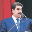  ?? AFP ?? PODER. El presidente de Venezuela, Nicolás Maduro.