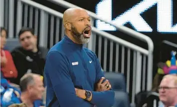  ?? JOHN RAOUX/AP ?? Magic coach Jamahl Mosley said this week that it was great to reflect on how far his team has grown since Orlando faced Utah in November.