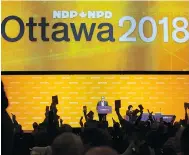  ?? FRED CHARTRAND / THE CANADIAN PRESS ?? The NDP has expanded the boundaries of debate, writes Andrew Coyne, thus pulling the median vote to the left.