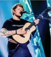  ?? FOTO GEERT VAN DE VELDE ?? Ed Sheeran stond in april nog in het Antwerpse Sportpalei­s.