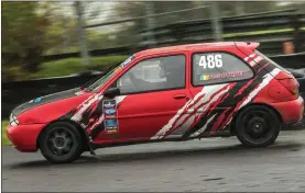  ??  ?? Jack Byrne in his Zetec Fiesta rallycross car.