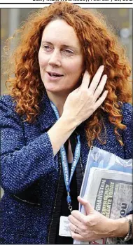  ??  ?? Keen horse rider: Rebekah Brooks