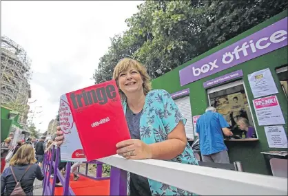  ??  ?? CONFIDENT: Culture Secretary Fiona Hyslop said she had spoken to many global promoters who wished to come to the Fringe.
Picture: Gordon Terris