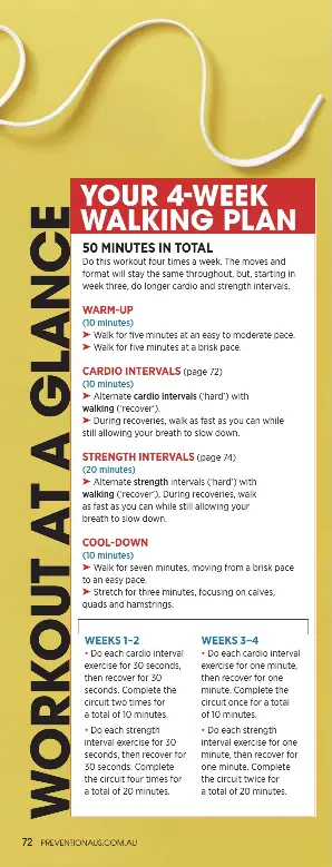 YOUR 4-WEEK WALKING PLAN - PressReader