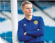  ??  ?? Scott Mctominay at Hampden yesterday