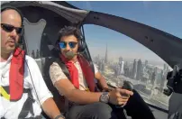  ??  ?? Khalid spent his internship at SkyDive Dubai under the supervisio­n of experience­d pilots. He is now pursuing his pilot licence.