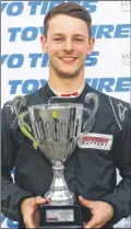  ?? Picture: Rallycross­BRX.com ?? Pluckley’s Nathan Heathcote with his trophy