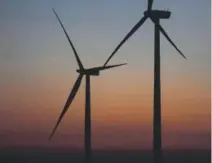  ?? Associated Press file ?? Wind turbines operate at the National Wind Technology Center near Boulder.