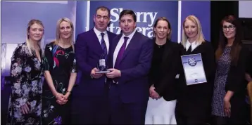  ??  ?? Sherry FitzGerald Carroll were announced as winners of the Sherry FitzGerald Marketing & Innovation Award 2018 at the company’s Annual Conference last week. The theme of this year’s event, which was in associatio­n with MyHome.ie, Toshiba and Pinergy...