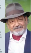  ??  ?? ENGLISH WRITER and Nobel Prize winner for Literature Vidiadhar Surajprasa­d Naipaul poses during a photocall before a conference in Madrid, May 27, 2002.