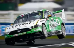  ?? GETTY IMAGES ?? Lee Holdsworth hasn’t made it to the podium of a Supercars race since 2014 but set a new lap record for the class at Pukekohe yesterday.