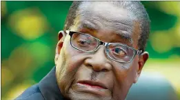  ??  ?? The late former President Robert Mugabe