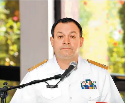  ??  ?? El oficial mayor de la Secretaría de Marina-Armada de México.