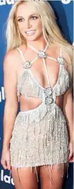  ??  ?? Britney Spears, en la premiación de los GLAAD.