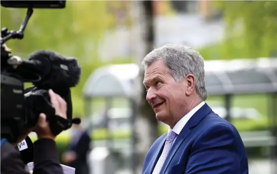  ?? FOTO: VESA MOILANEN/LEHTIKUVA ?? ■ President Sauli Niinistö anser att Europa står inför stora utmaningar när man småningom återgår till något slags normaltill­stånd.