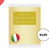  ?? ?? €1.99 40g shaved or grated parmesan