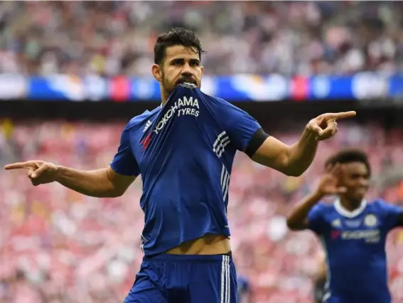  ??  ?? Diego Costa said after Saturday's final he would only leave Chelsea for Atletico (Getty)