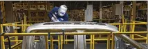  ?? AP 2014 ?? As part of its effort to help during the COVID-19 outbreak, Ford will have United Auto Workers members assemble more than 100,000 plastic face shields a week, according to a statement Tuesday.