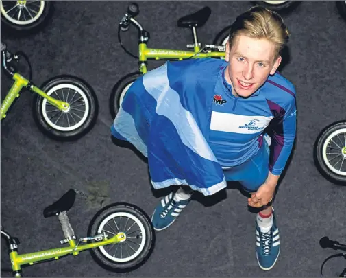  ?? Picture: SNS Group. ?? Dundee cyclist Mark Stewart is part of Team Scotland’s cycling squad at the Commonweal­th Games.