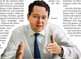  ?? RP-FOTO: ANDREAS ENDERMANN ?? Rainer Beaujean, ist vorübergeh­end Sprecher des Vorstands.