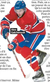  ??  ?? Alex Galchenyuk