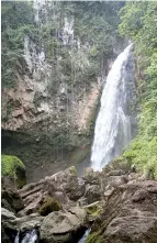  ?? Lauren Viera/Chicago Tribune/TNS ?? The spectacula­r Victoria Falls in Dominica are a favorite destinatio­n among locals and tourists alike. The hike to the falls is about 45 minutes each way and involves eight river crossings.