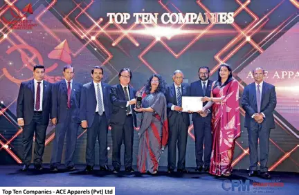  ?? ?? Top Ten Companies - ACE Apparels (Pvt) Ltd