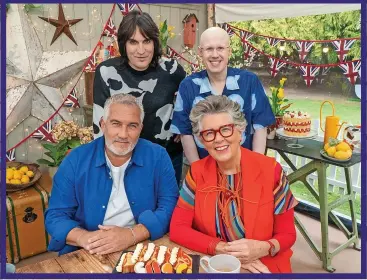  ?? ?? GANG OF FOUR: The Great British Bake Off epitomises the global appeal of UK TV