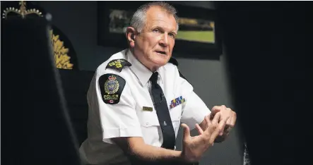  ?? DAVID BLOOM ?? Edmonton Police Chief Rod Knecht says he would have liked a “little more clarity” about how and when his contract would end.