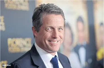  ??  ?? Hugh Grant