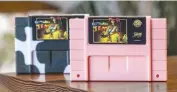  ??  ?? » Cartridge variants are common with retro game reissues – 5% of Earthworm Jim 1 & 2 cartridges had the cow print shell.