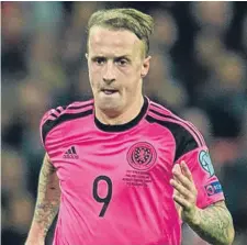  ??  ?? Leigh Griffiths could be given game time for Scotland.