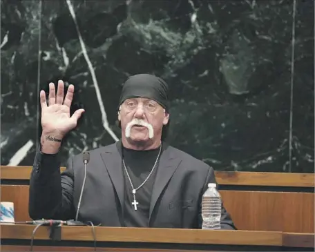  ?? John Pendygraft ?? A LAWSUIT by Hulk Hogan against the website Gawker and funded by a third party is the focus of Brian Knappenber­ger’s documentar­y.