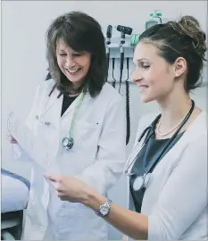  ??  ?? Family Physicians, Dr. Rhonda Low and Dr. Melanie Levesque practice out of Copeman’s Vancouver Centre