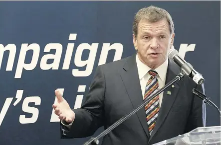  ?? MIKE DREW/FILES ?? Frank McKenna says $117 billion “is a colossal amount of money for Canadians to lose, simply because they don’t have access to competitiv­e markets. That’s money coming right out of Canadians’ pockets.”