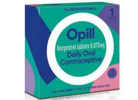  ?? PERRIGO ?? If approved, Opill would become the first contracept­ive pill to be moved out from behind the pharmacy counter.