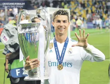  ?? Picture: Getty Images ?? CRISTIANO RONALDO