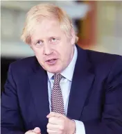  ??  ?? Prime Minister Johnson