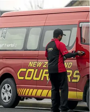  ??  ?? Because couriers are officially contractor­s they miss out on most of the protection­s that employees have.